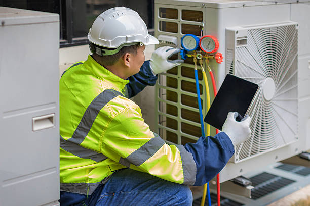 Professional Air Conditioning Repair technician working in Lansdale, PA